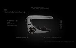 G7th Performance 3 ART Capo - Steel String Silver