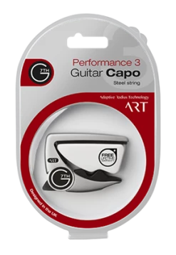 G7th Performance 3 ART Capo - Steel String Silver