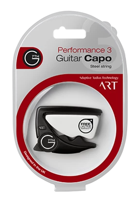 G7th Performance 3 ART Capo - Steel String Satin Black 1 G7th Performance 3 ART Capo - Steel String Satin Black