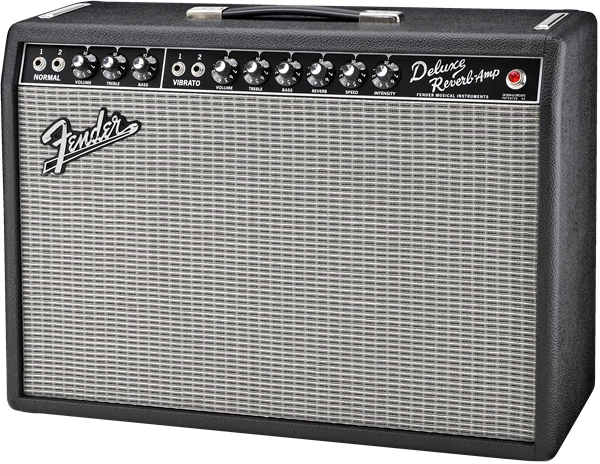Fender '65 Deluxe Reverb 22W 1X12" Combo Tube Guitar Amplifier 3 Fender '65 Deluxe Reverb 22W 1X12" Combo Tube Guitar Amplifier