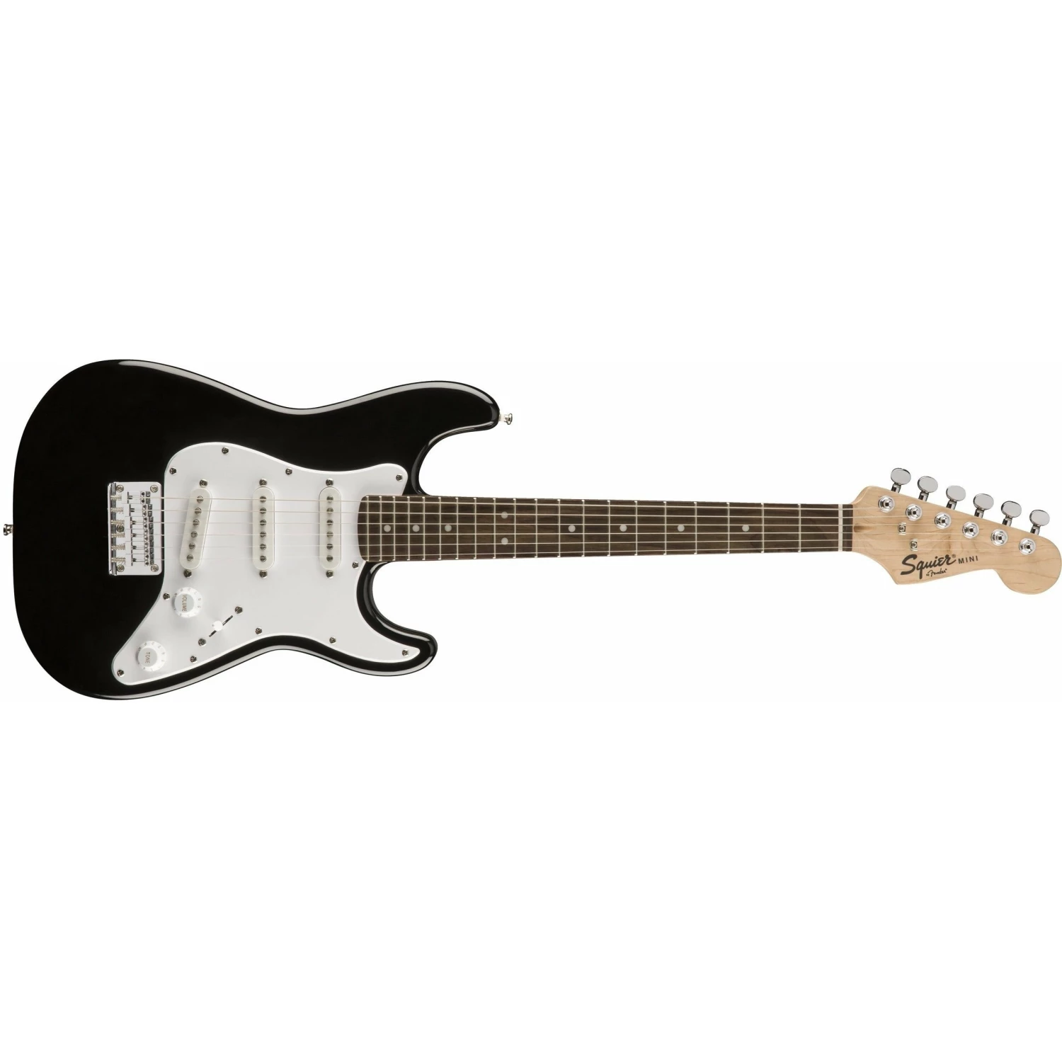 Squier Mini Strat Electric Guitar - Black 1 Squier Mini Strat Electric Guitar - Black