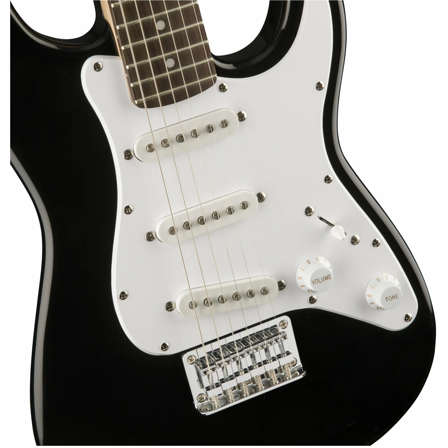 Squier Mini Strat Electric Guitar - Black 4 Squier Mini Strat Electric Guitar - Black