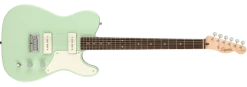 Electric Squier Paranormal Baritone Cabronita Telecaster Surf Green