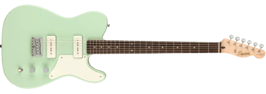 Electric Squier Paranormal Baritone Cabronita Telecaster Surf Green 1 Electric Squier Paranormal Baritone Cabronita Telecaster Surf Green