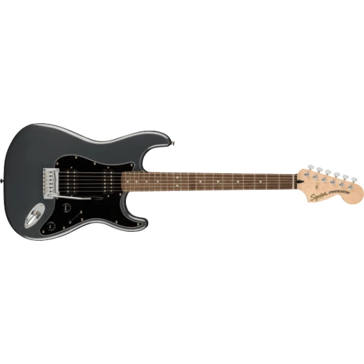 Squier Affinity Series Stratocaster HH Charcoal Frost Metallic Electric 1 Squier Affinity Series Stratocaster HH Charcoal Frost Metallic Electric