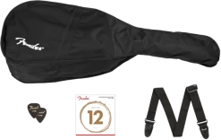 Fender CC-60S Concert Pack V2 All-Mahogany Acoustic Guitar Pack 10 Fender CC-60S Concert Pack V2 All-Mahogany Acoustic Guitar Pack