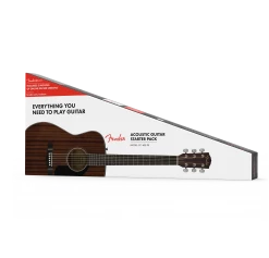 Fender CC-60S Concert Pack V2 All-Mahogany Acoustic Guitar Pack