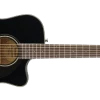 Fender CC-60SCE Concert Acoustic/Electric Guitar - Black