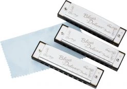 Harmonicas Fender Blues Deluxe Harmonica Set Of 3