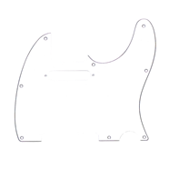 Fender Pickguard Telecaster 8-Hole Mount, White, 3-Ply