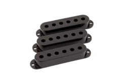 Fender Pickup Covers, Black Strat (3)