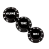 Fender Knobs Strat Black 1 VOL 2 TONE Accessories
