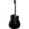 Yamaha FGX830C Acoustic/Electric Guitar W/ Cutaway - Black