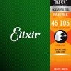 Elixir Nanoweb Nickel Plated Steel Electric Bass Strings 45-105