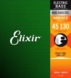 Elixir 5-String Light Long Scale 45-130 Accessories