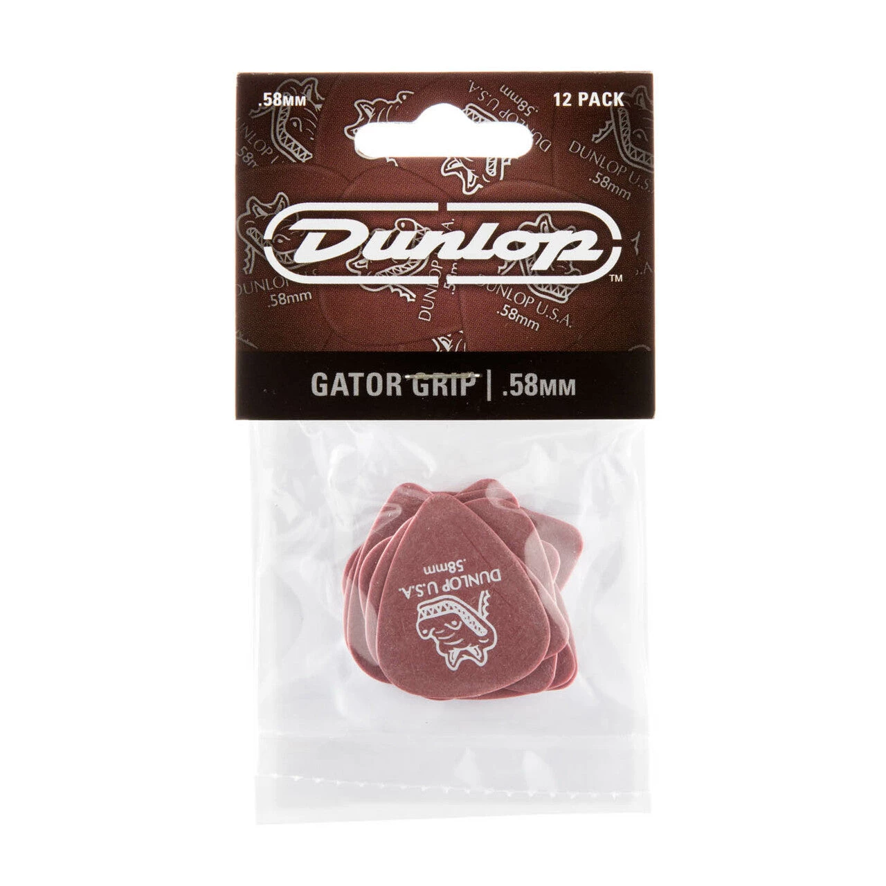 Dunlop GATOR GRIP® PICK .58MM 12 Pack 1 Dunlop GATOR GRIP® PICK .58MM 12 Pack