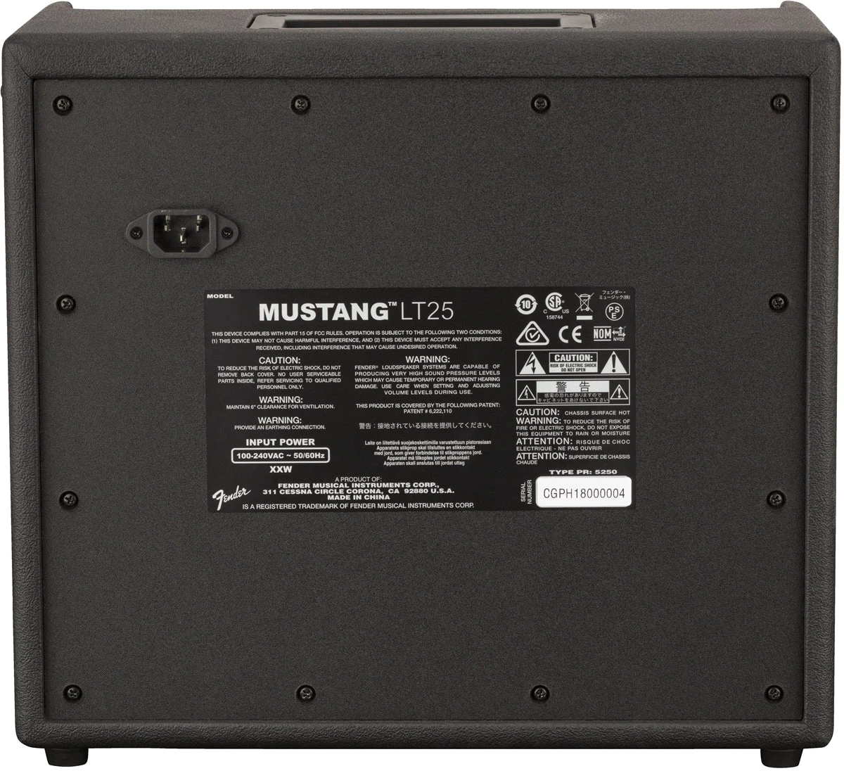 Fender Mustang LT25 25W 1X8" Combo Guitar Amplifier Electric Guitar Amps 3 Fender Mustang LT25 25W 1X8" Combo Guitar Amplifier Electric Guitar Amps