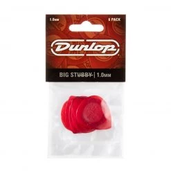 Dunlop BIG STUBBY PICK 1.0MM 6 Pack Accessories