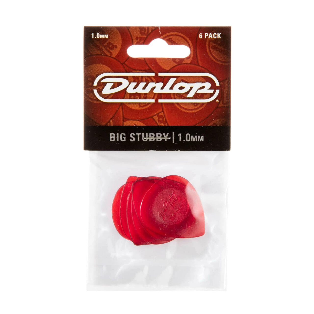 Dunlop BIG STUBBY PICK 1.0MM 6 Pack Accessories 1 Dunlop BIG STUBBY PICK 1.0MM 6 Pack Accessories
