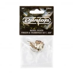 Dunlop NICKEL SILVER FINGER & THUMBPICKS .020 IN