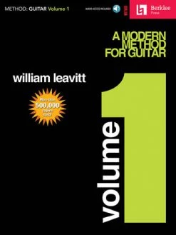 Hal Leonard Berklee A MODERN METHOD FOR GUITAR – VOLUME 1 Audio Access Included Accessories