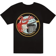 Fender 1946 Guitars & Amplifiers T-Shirt, Vintage Black, S