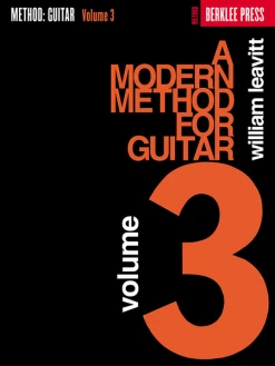 Hal Leonard A Modern Method For Guitar Volume 3 By William Leavitt
