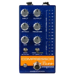 Empress Bass Compressor Blue Sparkle Pedals