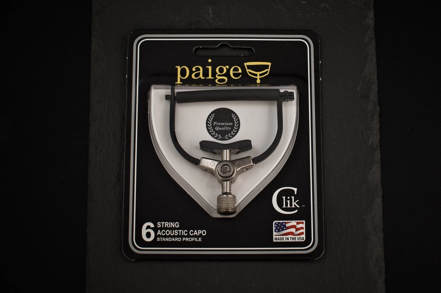 Accessories Paige Clik 6-String Acoustic Capo 2 Accessories Paige Clik 6-String Acoustic Capo