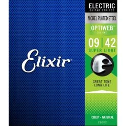 Elixir Optiweb Super Light Electric Guitar Strings 09-42 Accessories
