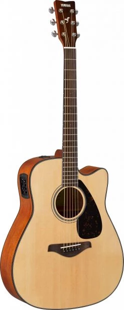 Yamaha FGX800C Acoustic/Electric Guitar With Cutaway - Natural