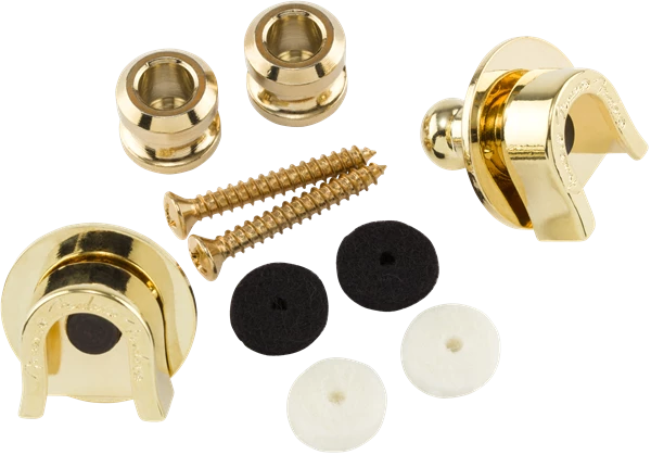 Fender SECURITY STRAP LOCKS Gold 1 Fender SECURITY STRAP LOCKS Gold