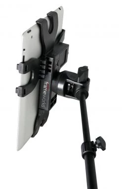 Gator Frameworks IPad Tablet Tray With Microphone Stand Mount