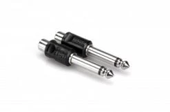Hosa GPR-101 Adaptors RCA To 1/4" TS