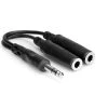 Hosa YPP-118 Y Cable 1/4 In TRS To Dual 1/4 TRSF