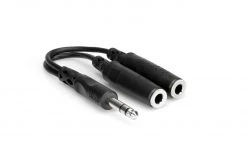 Hosa YPP-118 Y Cable 1/4 In TRS To Dual 1/4 TRSF
