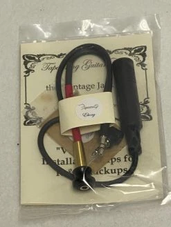 K&K Pure Mini W/ Vintage Jack (Ebony) Accessories