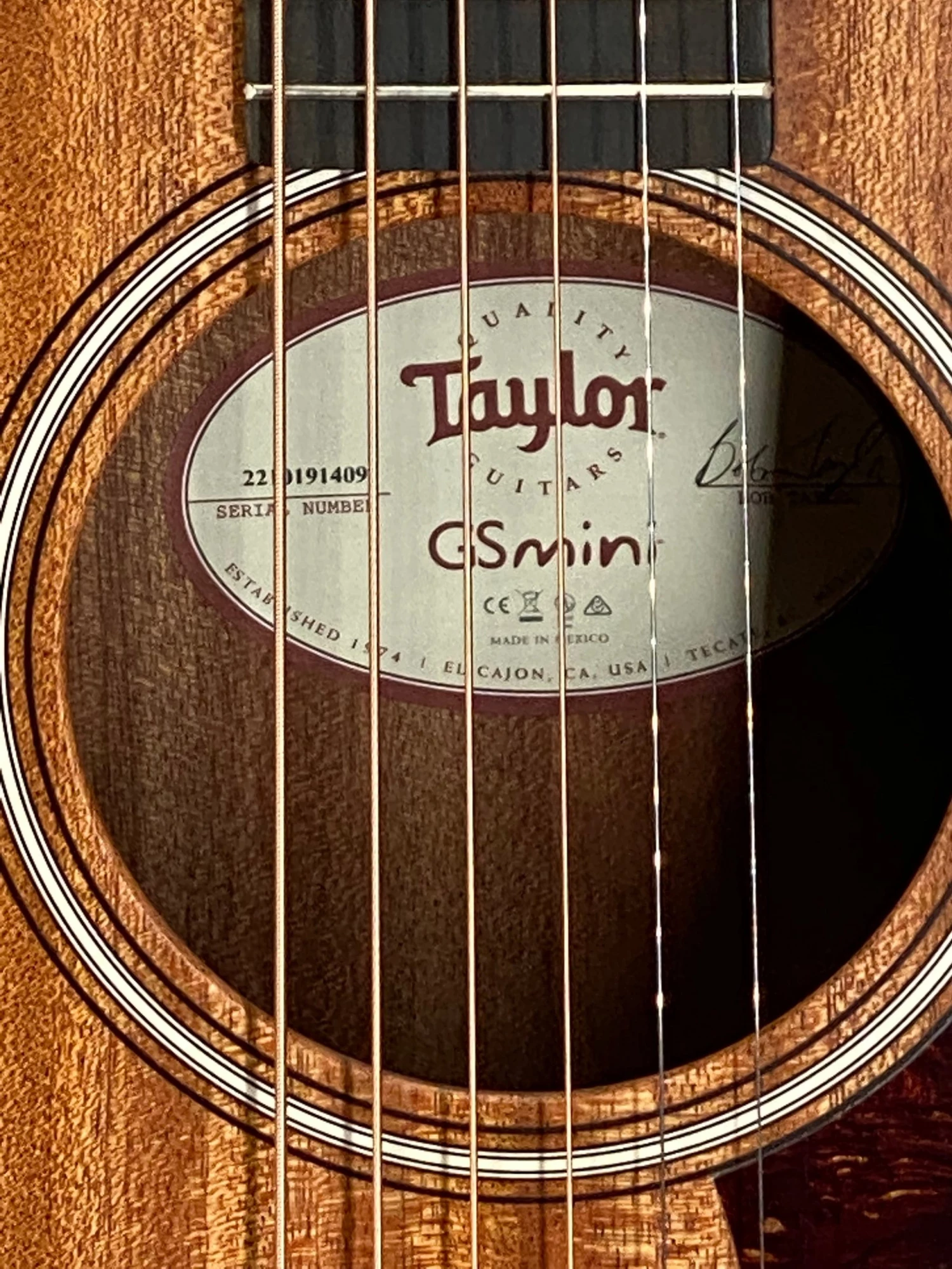 Taylor GS Mini Mahogany SN:2210191409 Acoustic 4 Taylor GS Mini Mahogany SN:2210191409 Acoustic
