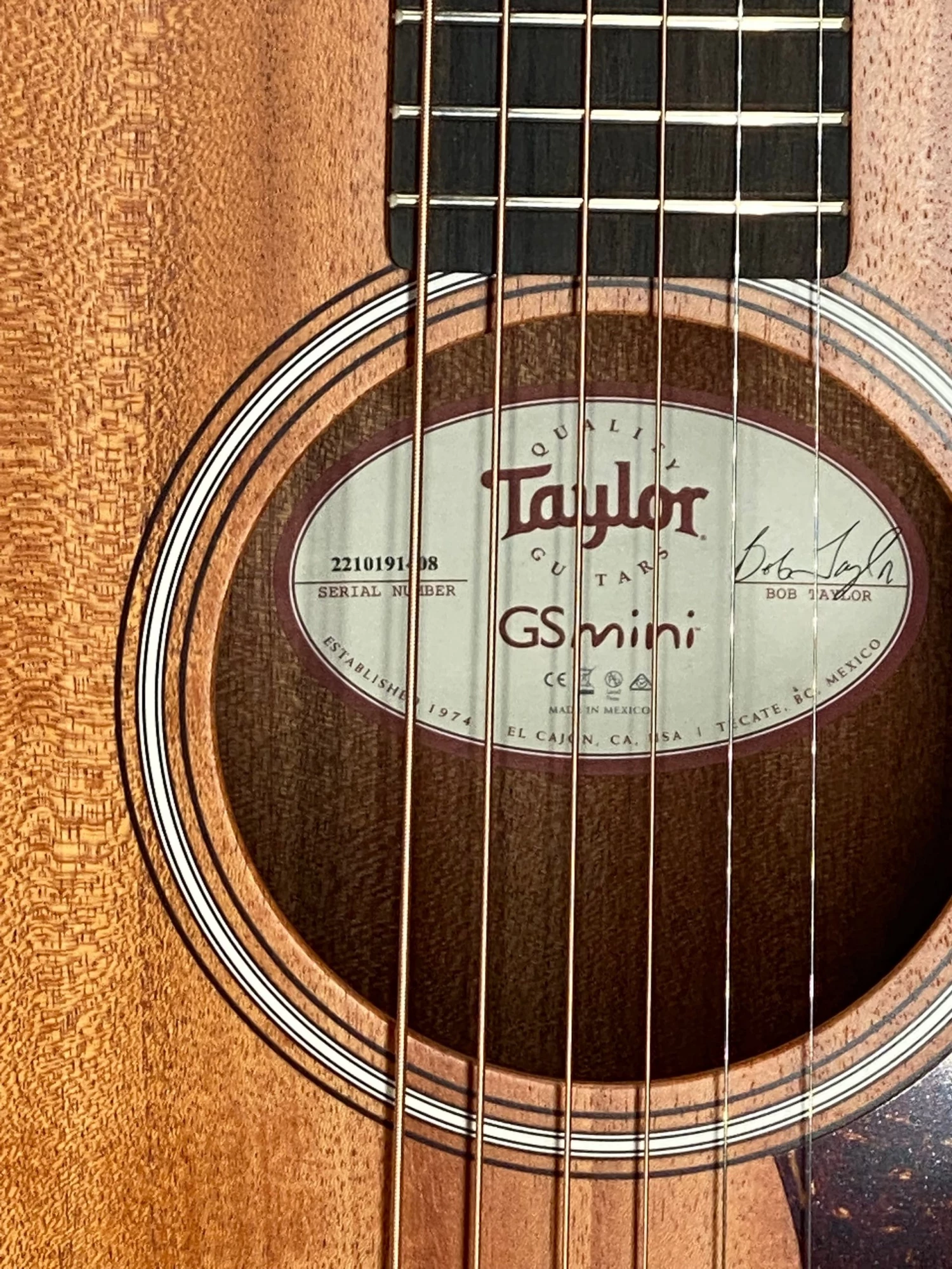 Taylor GS Mini Mahogany SN:2210191408 4 Taylor GS Mini Mahogany SN:2210191408
