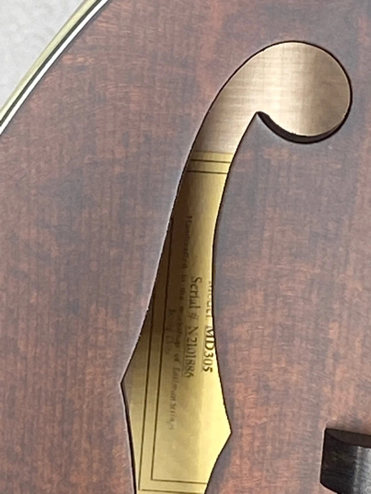 Mandolins Eastman MD305 SN:N2101886 4 Mandolins Eastman MD305 SN:N2101886