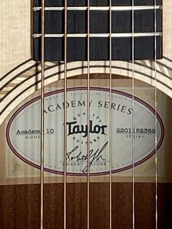 Taylor Academy 10 SN:2201152352 Acoustic 12 Taylor Academy 10 SN:2201152352 Acoustic