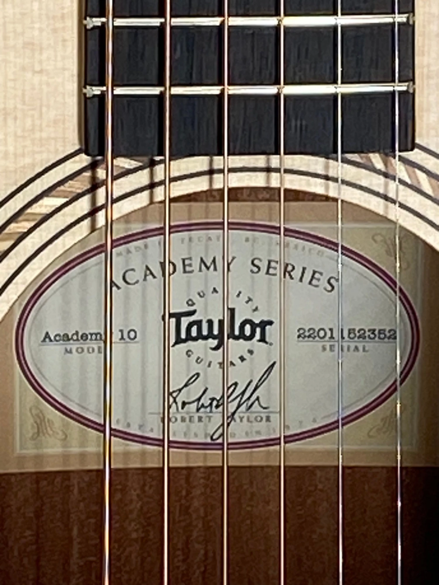 Taylor Academy 10 SN:2201152352 Acoustic 4 Taylor Academy 10 SN:2201152352 Acoustic