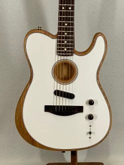 Acoustic Fender Acoustasonic Player Telecaster Arctic White