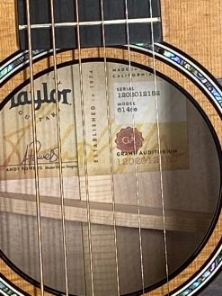 Taylor 614ce SN:1202012152