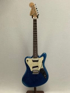 Used Squier Paranormal Super Sonic Blue Sparkle Electric