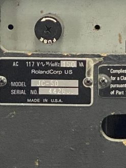 Used 1984 Roland Jazz Chorus-50 Electric Guitar Amps