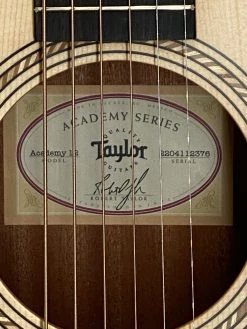 Taylor Academy 12 SN:2204112376 Acoustic 13 Taylor Academy 12 SN:2204112376 Acoustic