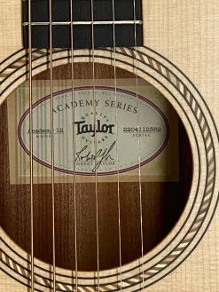 Taylor Academy 12 SN:2204112382 Acoustic 13 Taylor Academy 12 SN:2204112382 Acoustic