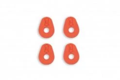 Levy's Orange 4-Pack Rubber Guitar Strap Locks