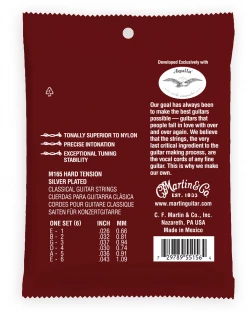 Martin M165 Hard Tension Silver Plated .026